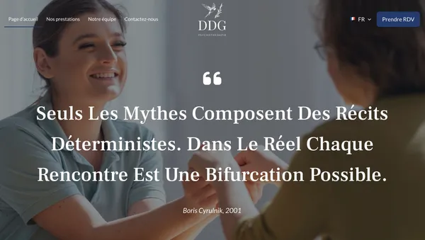 DDG Psychotherapy Website